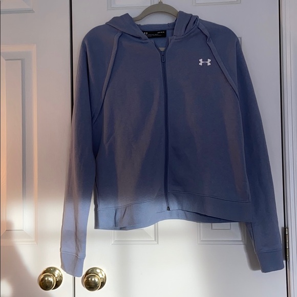 Under Armour Tops - Under Armour Blue/Purple Zip-Up Hoodie